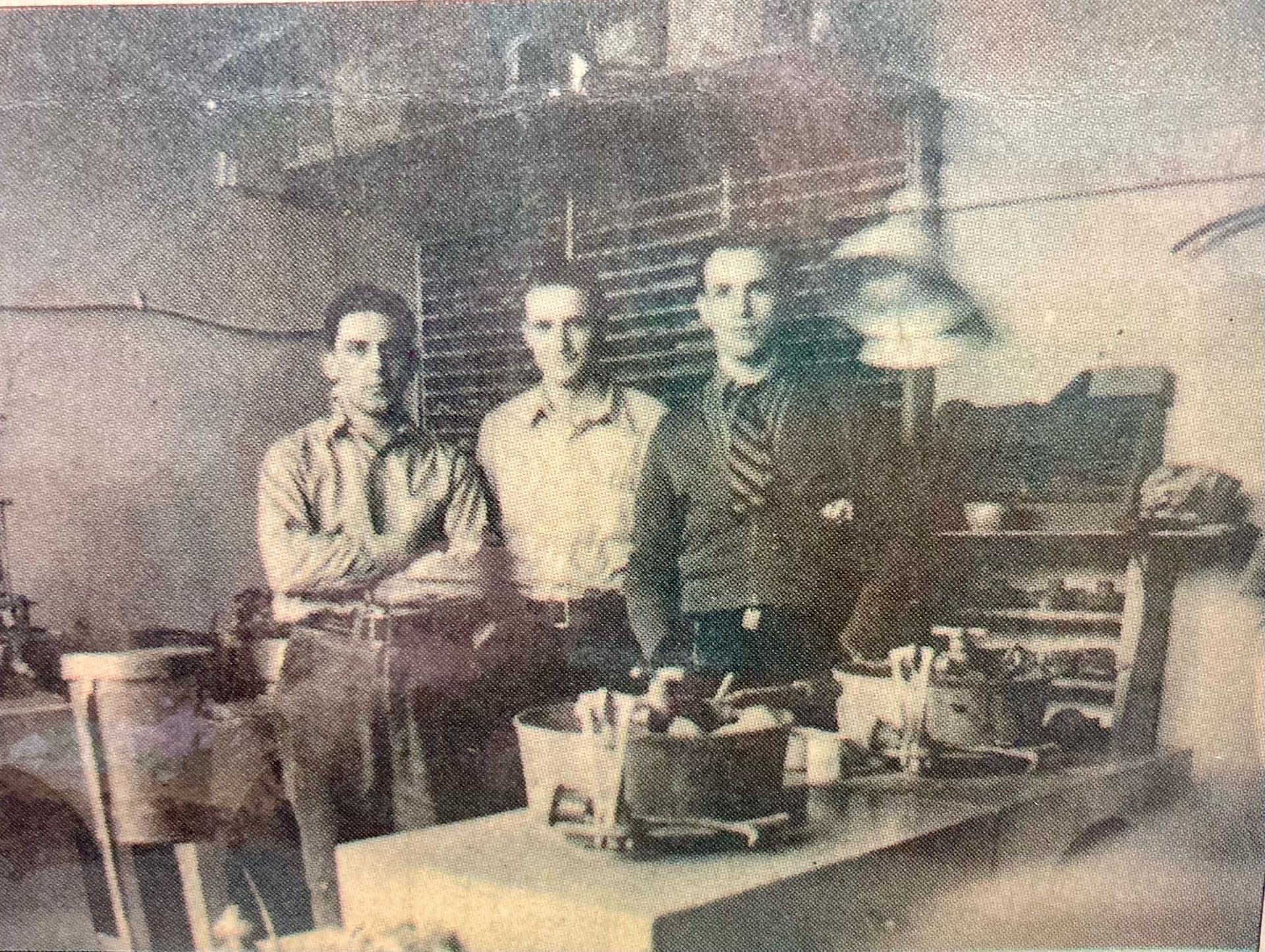 Historical photo of Valley Opticians family business